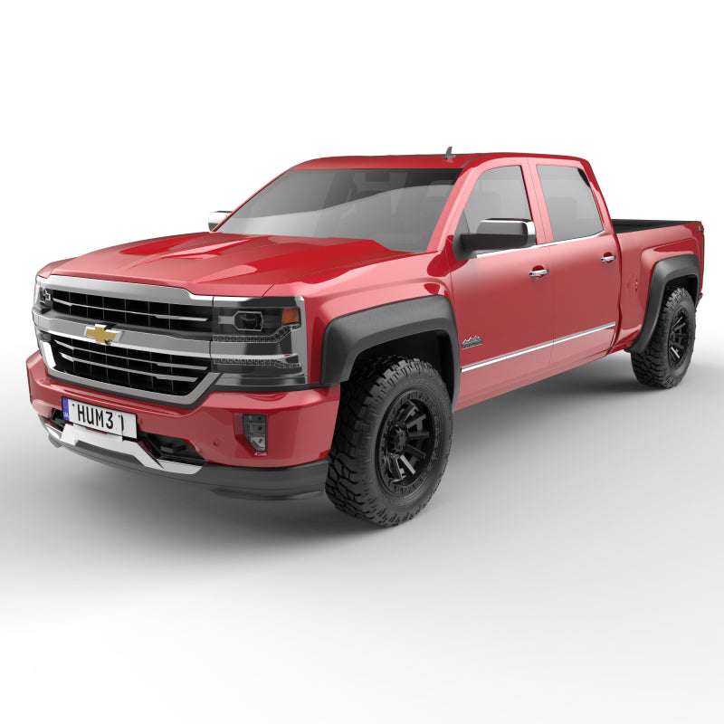 EGR 14-18 Chevrolet Silverado 1500 Baseline Standard Style Fender Flares Set Of 4 BLF2009 BLF2009 Photo - Primary