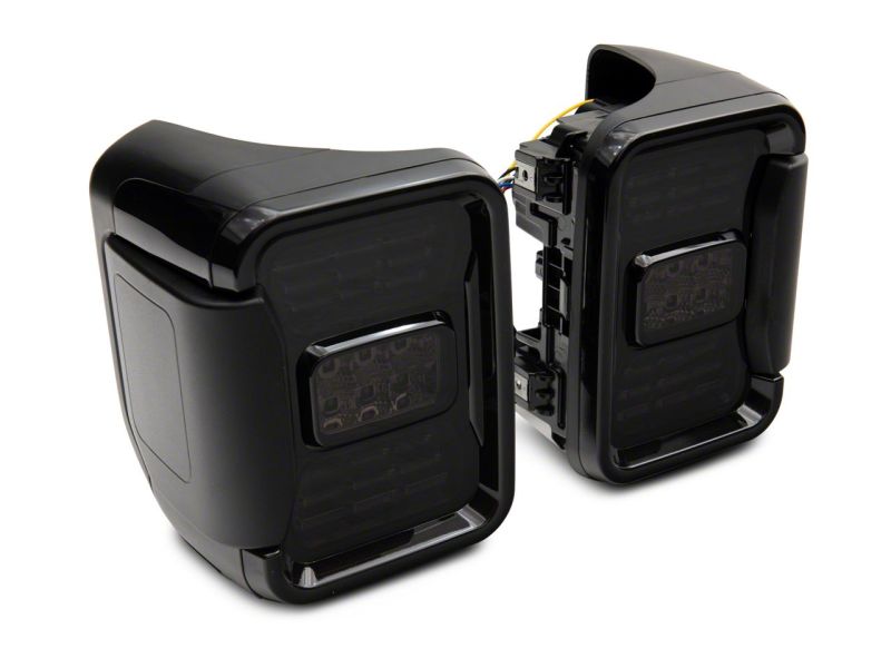 Raxiom 20-23 Jeep Gladiator JT Axial Series LED Tail Lights- Blk Housing (Smoked Lens) JG10568 JG10568 Photo - Close Up