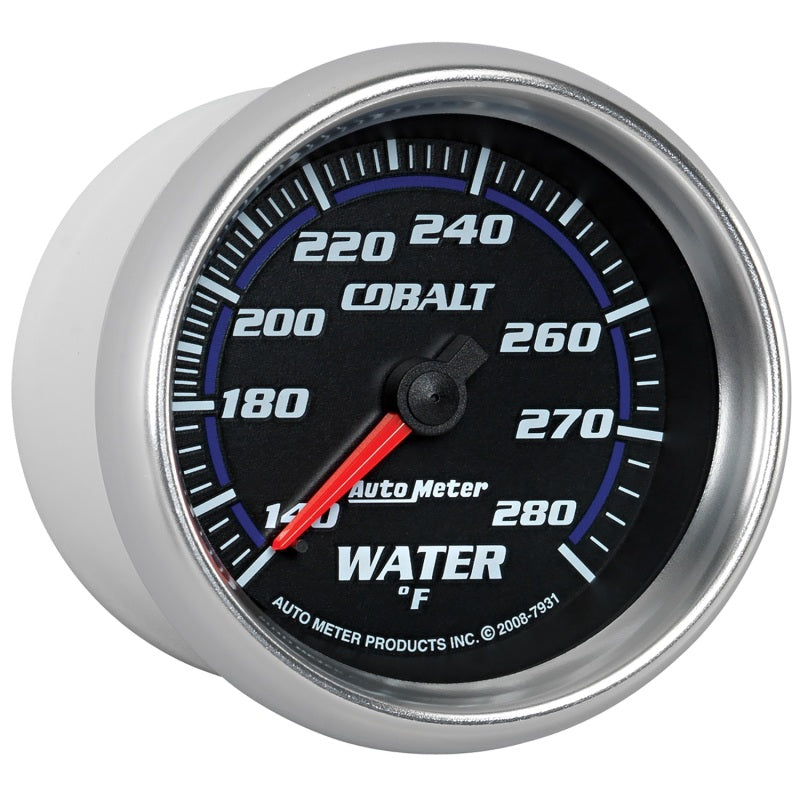 Autometer Cobalt 66.7mm 140-280 degree F. Water Temprature Gauge 7931 7931 User 5