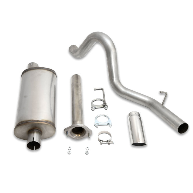 JBA 04-06 Jeep Wrangler LJ 2.4L/4.0L 304SS Single Rear Exit Cat-Back Exhaust 30-1541 30-1541 Photo - Primary