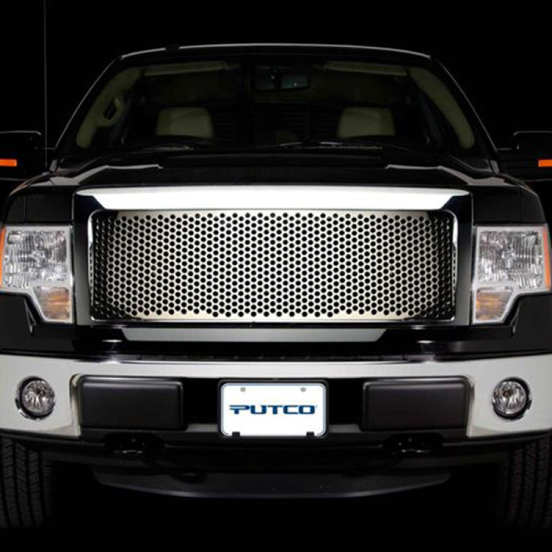 Putco 09-12 Ford F-150 (Bar Style) - Punch Grille Insert - Cut to Fit Design Designer FX Grilles 64420 64420 Photo - Primary