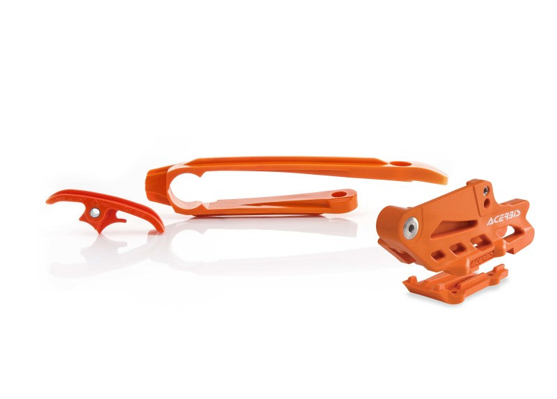 Acerbis 17-23 KTM XC-W/ XCF-W/ EXC/EXC-F Chain Guide/Slider Kit - Orange 2630765226 2630765226 Photo - Primary
