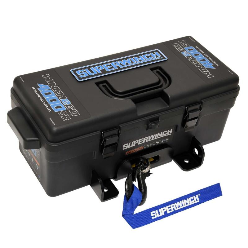 Superwinch 4000 LBS 12 VDC 3/16in x 50ft Synthetic Rope Winch2Go 1140232 1140232 Photo - out of package