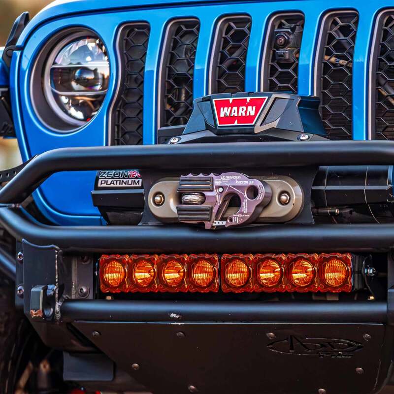 KC HiLiTES FLEX ERA LED Light Bar 10in. Light Shield - Amber (SHIELD ONLY) 5333 5333 Photo - lifestyle view