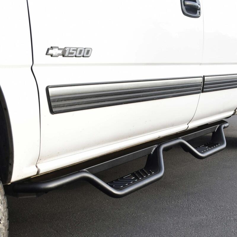 Westin 99-13 Chevrolet Silverado 1500 (Ext. Cab) Outlaw Drop Nerf Step Bars - Textured Black 20-11685 20-11685 Photo - lifestyle view