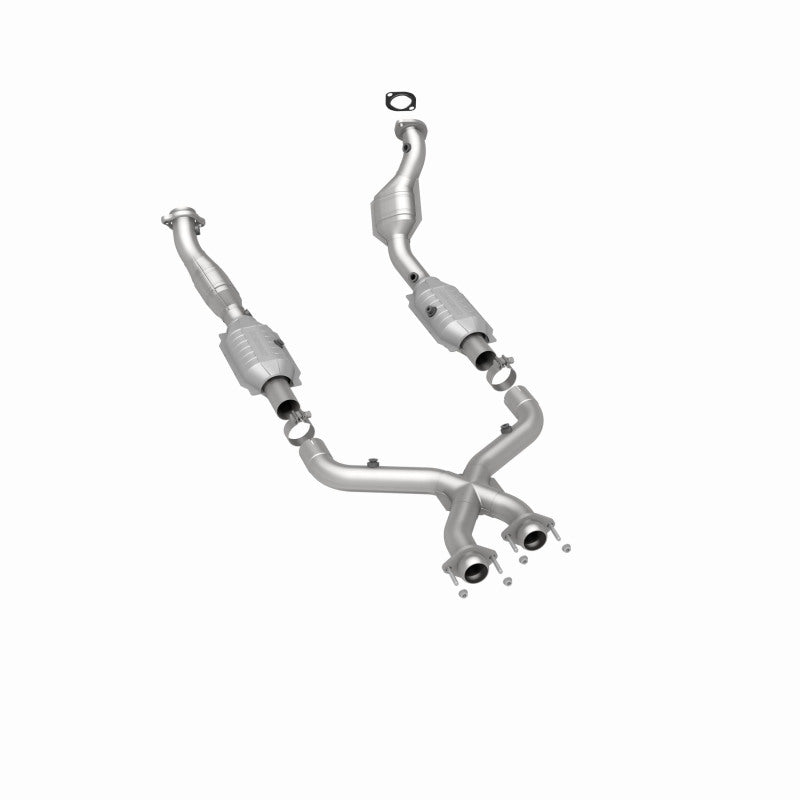 MagnaFlow Ford Mustang HM Grade Federal / EPA Compliant Direct-Fit Catalytic Converter 93671 360 Degree Image Set