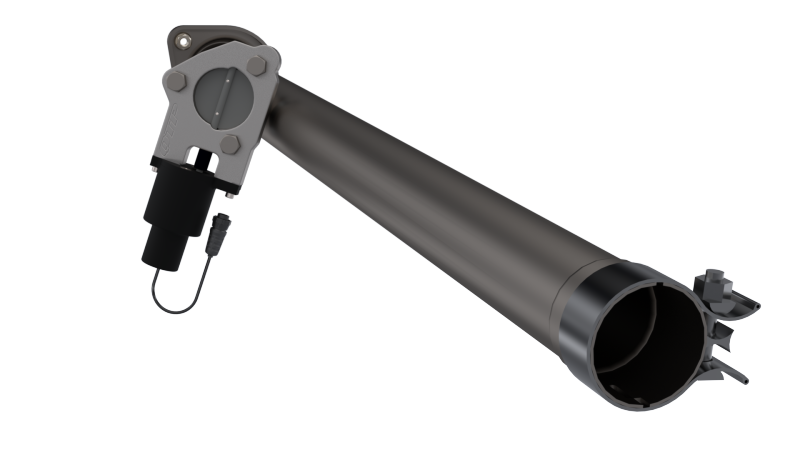 QTP 15-18 Ford F-150 CC/EC Standard Bed 2.5in 304SS Aggressor Cutout Mid Pipe 540015 540015 Photo - Primary