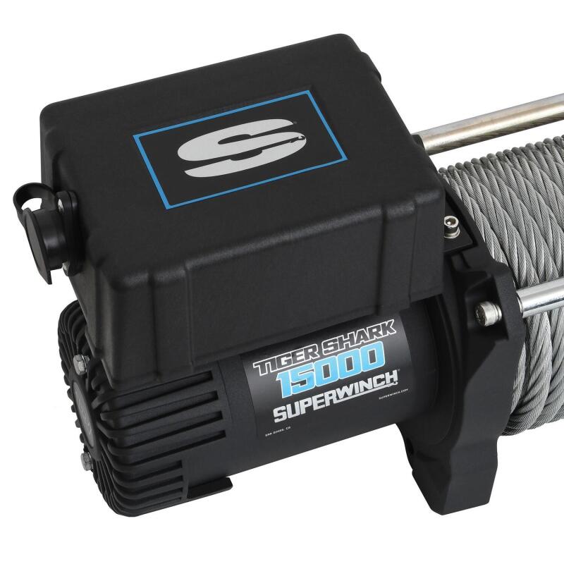Superwinch 15000lb Winch 7/16in x 82ft Wire Roller Fairlea SUP1515000 1515000 Photo - Close Up