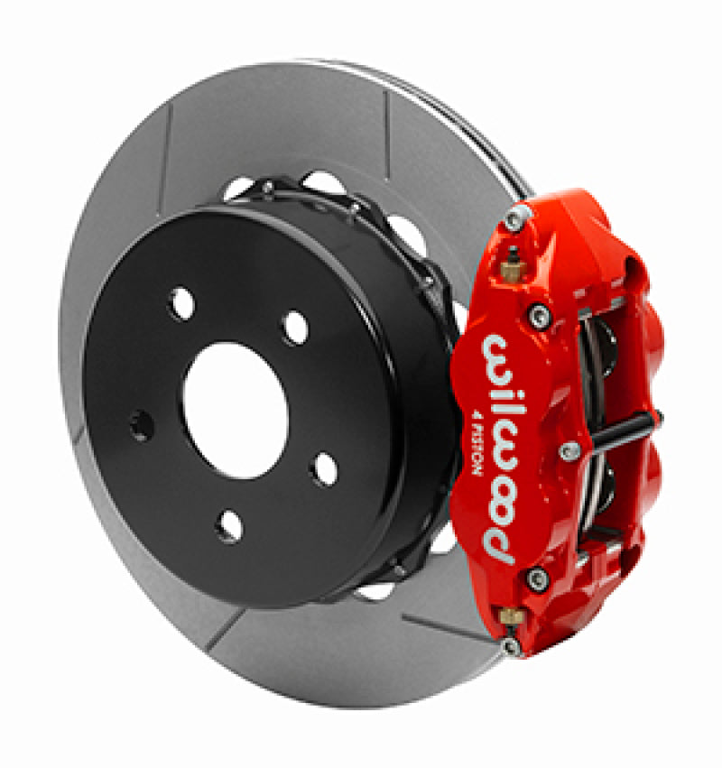 Wilwood 2020+ Jeep Gladiator (JT) Narrow Superlite 4R Rear Slotted Brake Kit 14.00in Red w/ Lines 140-16179-R 140-16179-R User 1