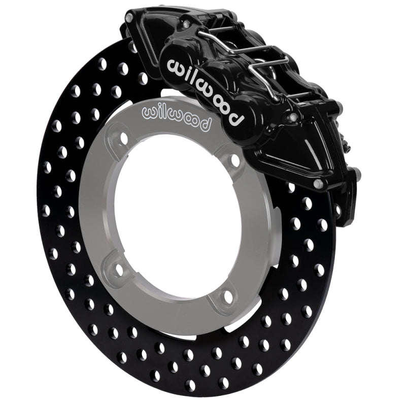 Wilwood 19-22 Honda Talon 1000 Black 6-Piston Front Kit 11.25in - Drilled Rotors 140-16626-D 140-16626-D User 1