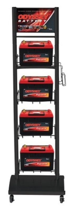 Odyssey Battery 4 Battery Display Rack (1 Wide x 4 High) ODY4RETAILER ODY4RETAILER User 1