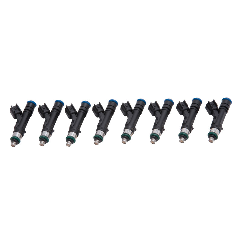 Edelbrock Fuel Injectors 50 Lb/Hr Long 60mm Uscar High Impedance Set of 8 15901 15901 Photo - Primary