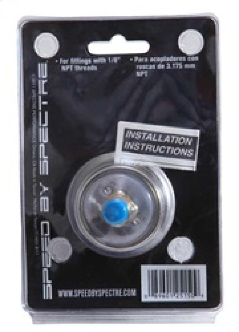 Spectre Fuel Pressure Gauge (Liquid Filled) 0-15psi 2515 2515 Photo - in package