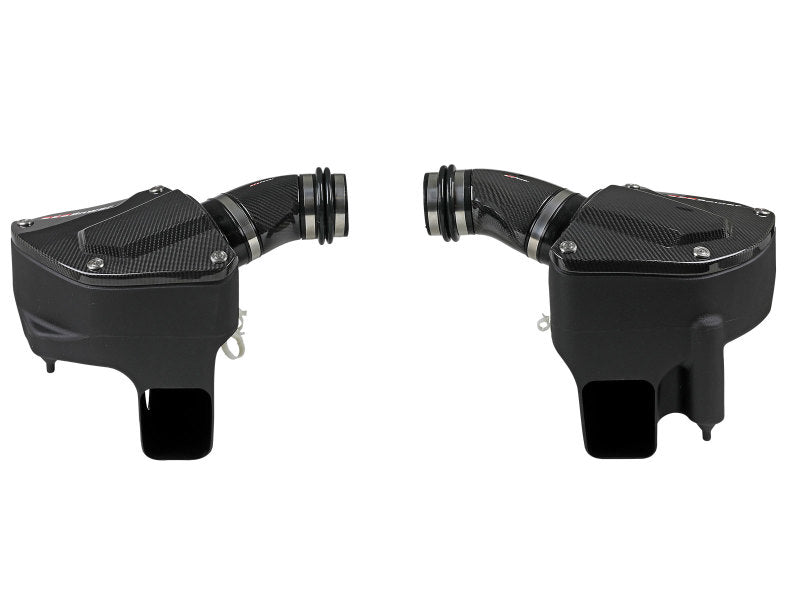 aFe Black Series Stage-2 Carbon Fiber Cold Air Intake System w/ Pro DRY S Media - 18-19 BMW M5 (F90) 58-10005D 58-10005D Photo - Unmounted