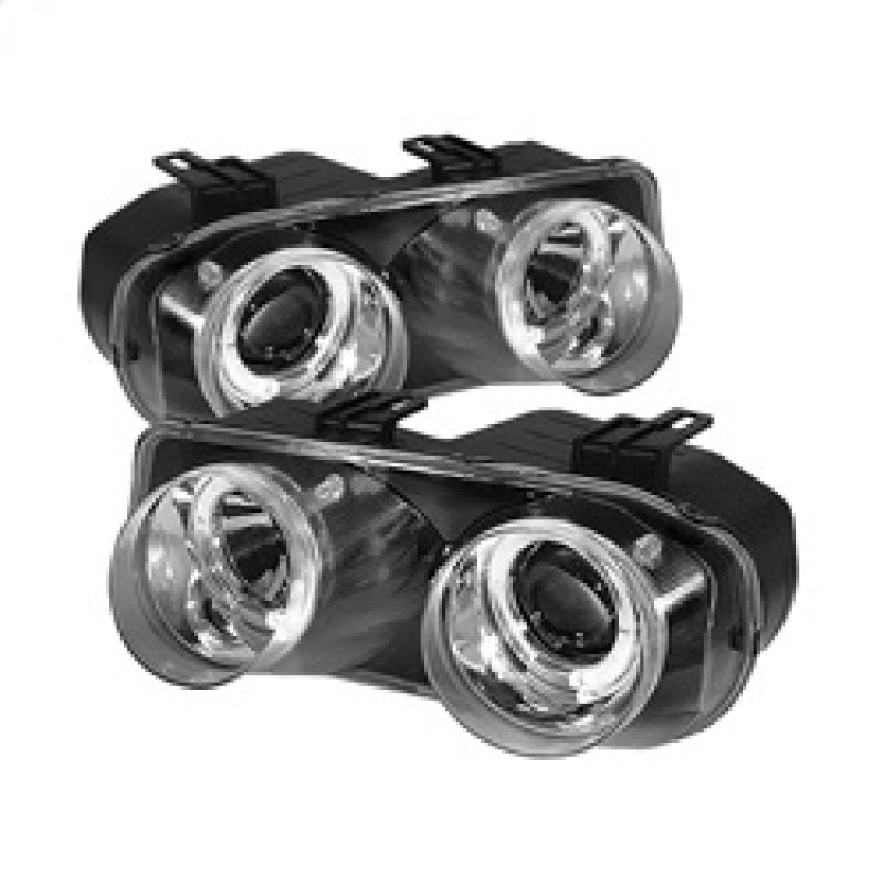Spyder Acura Integra 94-97 Projector Headlights LED Halo -Chrome High H1 Low 9006 PRO-YD-AI94-HL-C 5008688 5008688 Photo - Primary