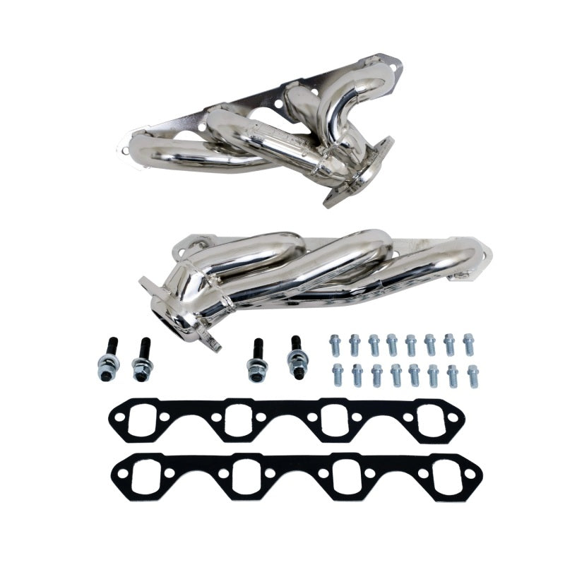 BBK 87-95 Ford F150 Truck 5.0 302 Shorty Unequal Length Exhaust Headers - 1-5/8 Chrome 3510 3510 Photo - Primary