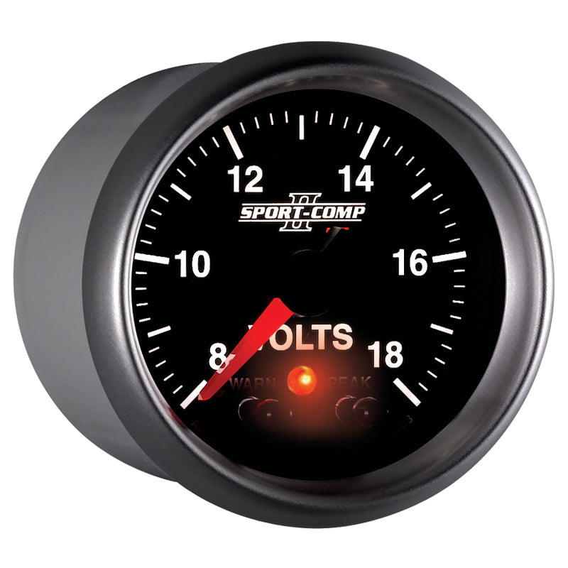 Autometer Sport-Comp II 2-1/16in Digital Voltometer Gauge - 18V 3683 3683 User 6