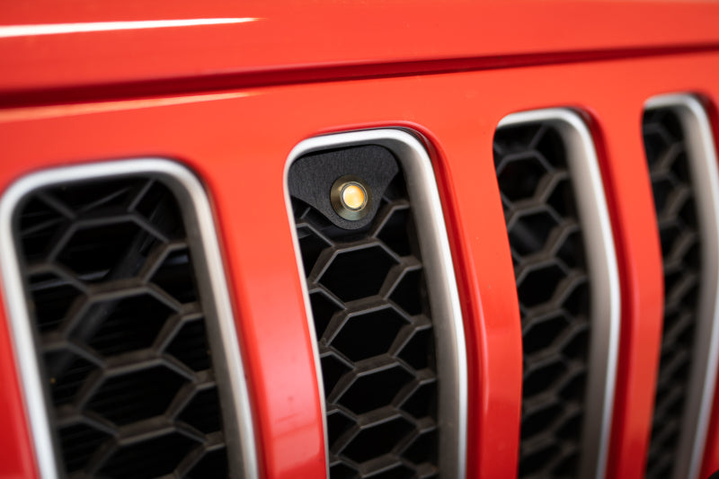 DV8 Offroad 2018+ Jeep JL Grill Amber Marker Lights GRJL-02 GRJL-02 User 4