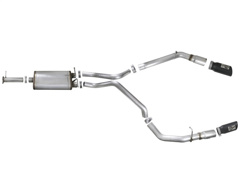 aFe MACH Force-Xp 3in 409 SS Cat-Back Exhaust 2019 RAM 1500 V8-5.7L 49-42059-B Photo - Unmounted