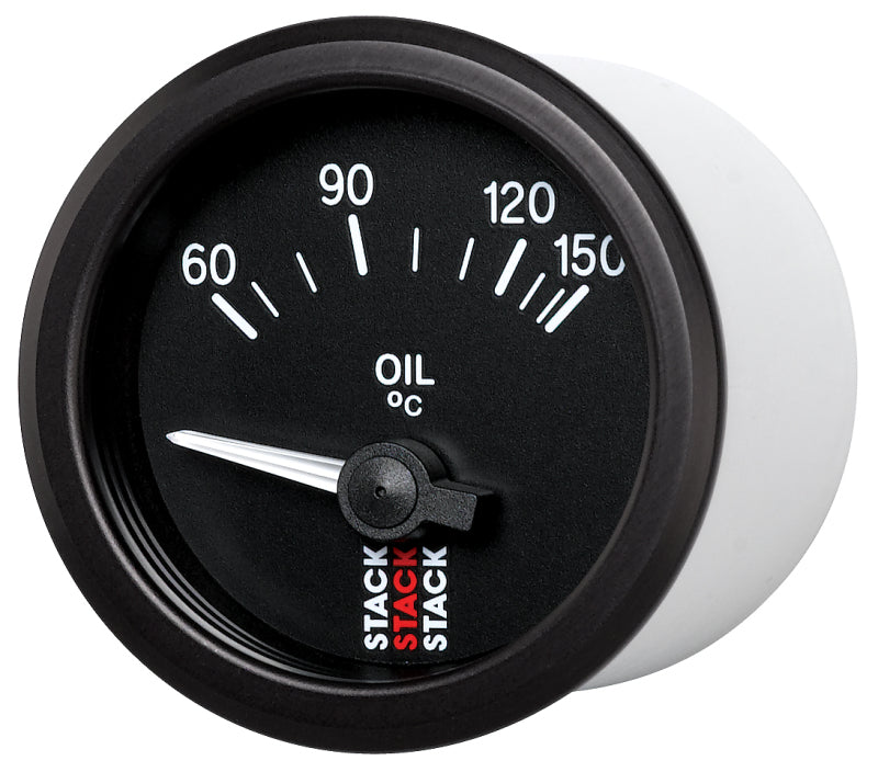 Autometer Stack 52mm 60-150 Deg C M10 Male Electric Oil Temp Gauge - Black ST3209 ST3209 User 2