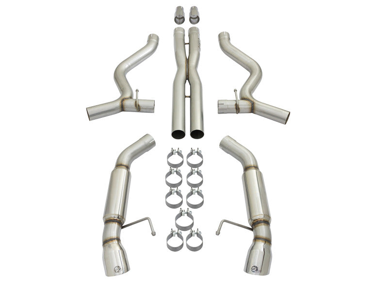 aFe POWER MACH Force-Xp 3" Aggressive Toned Cat-Back Exhaust System 49-33088-P Photo - Unmounted