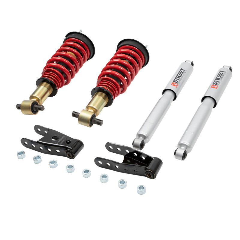 Belltech Coilover Kit 07-18 GM Sierra 1500 All Cabs/Short Bed F -1in to -3in / R 2in to -2in 2/4WD 985SPC 985SPC Photo - Primary