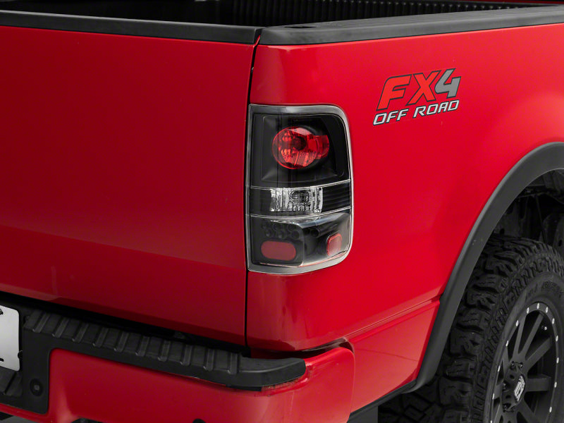 Raxiom 04-08 Ford F-150 Styleside Euro Style Tail Lights- BlkHousing - Red/Clear Lens T542841 T542841 Photo - Primary