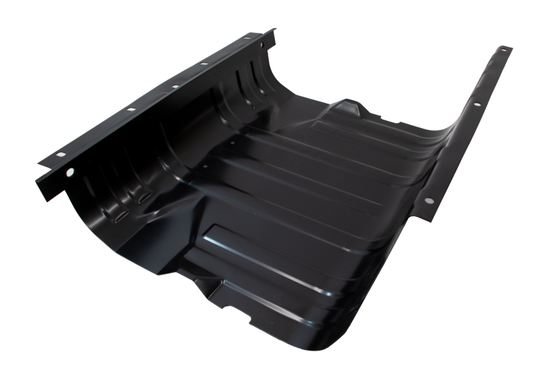 Kentrol 76-90 Jeep CJ/Wrangler YJ Gas Tank Skid Plate W/Strap Black Stainless 50539 50539 Photo - Primary
