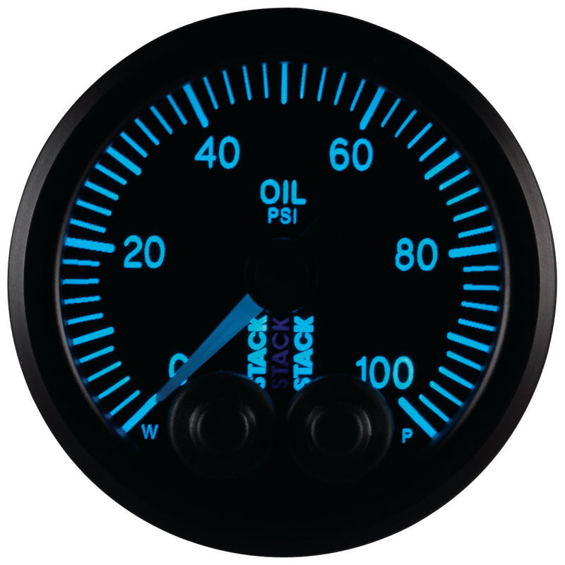 Autometer Gauge OilP Pro-Cntrl 52mm Blk 100psi ST3502 User 9