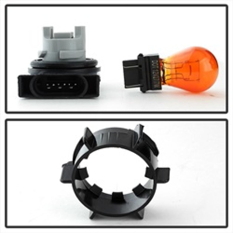 SPYDER Xtune Dodge Ram 1500 02-05 Amber Crystal Headlights Black HD-JH-DR02-AM-BK 5014313 5014313 Photo - Unmounted