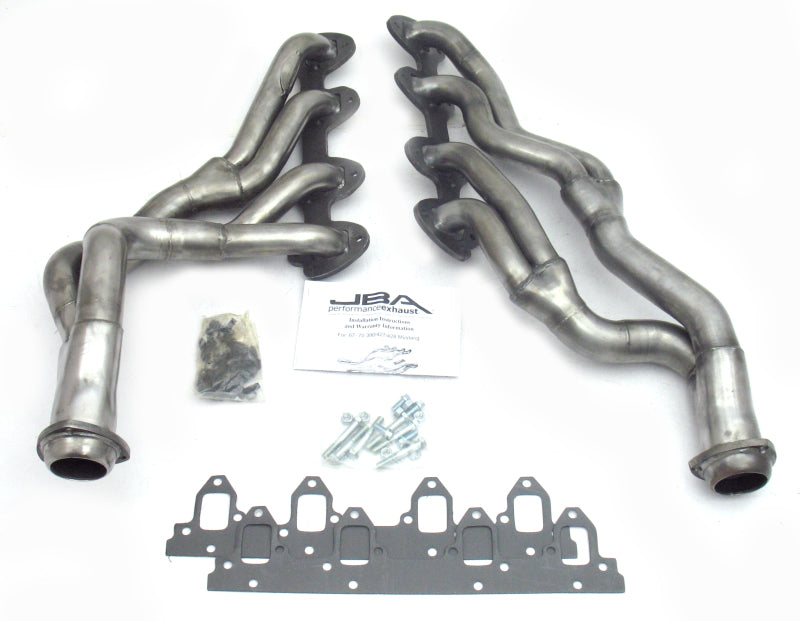 JBA 67-70 Ford Mustang 390-428 FE 1-3/4in-2-1/2in Primary Raw 409 Tri Y Header 6655S 6655S Photo - Primary