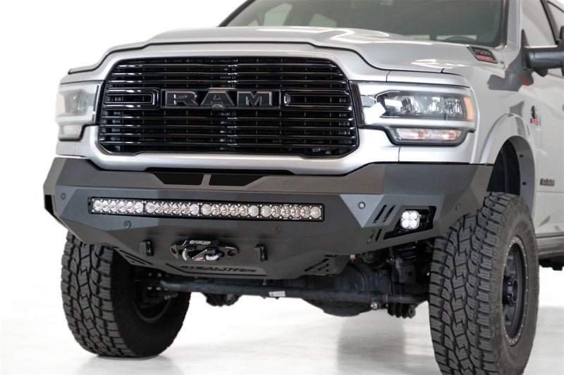 Addictive Desert Designs 19-20 RAM 2500/3500 Hammer Black Stealth Fighter Front Bumper F561423030103 F561423030103 Photo - Primary