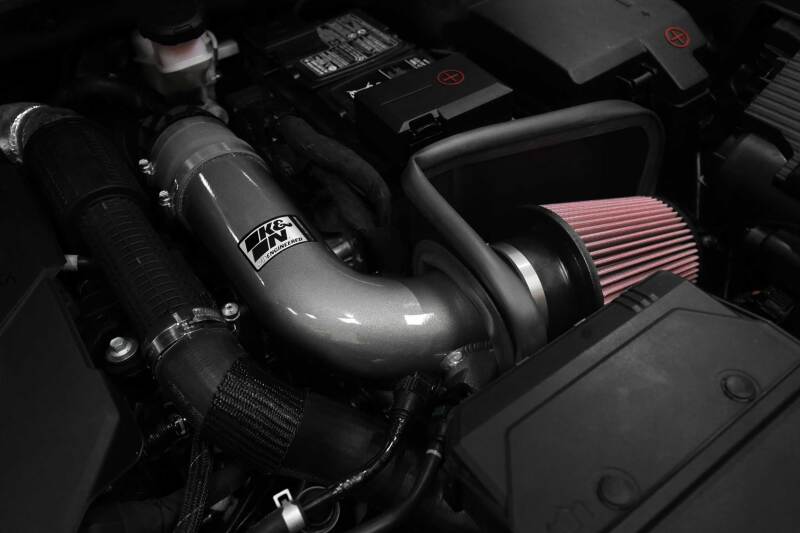 K&N Engineering K&N 2021 Kia Sorento 2.5L F/I Turbo Typhoon Air Intake 69-5328TC 69-5328TC Photo - Mounted