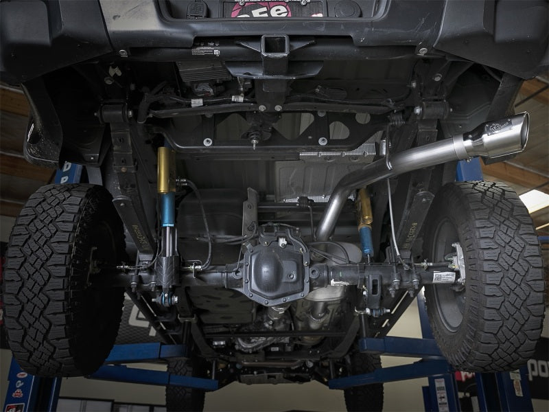 aFe MACH Force-Xp 3in 409 Stainless Steel Cat-Back Exhaust System w/Polish 49-44058-P Photo - Mounted