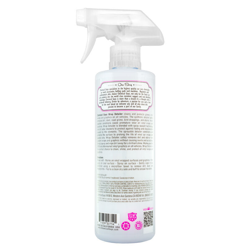 Chemical Guys Wrap Detailer Gloss Enhancer & Protectant for Vinyl Wraps - 16oz (P6) SPI21716 SPI21716 User 1