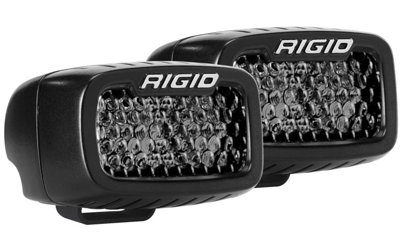 Rigid Industries SR-M Series PRO Midnight Edition - Spot - Diffused - Pair 902513BLK 902513BLK Photo - Primary