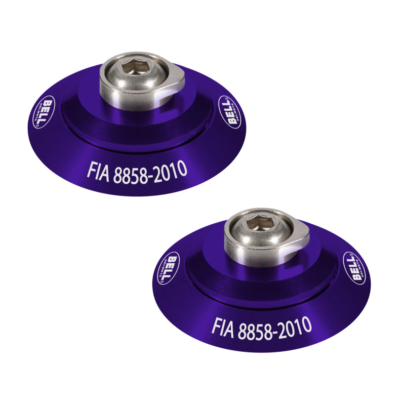 Bell HANS Clip Set - Purple FIA8858-2010 2100008 2100008 Photo - Primary