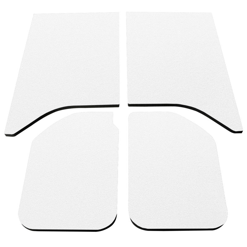 DEI 11-18 Jeep Wrangler JK 2-Door Boom Mat Headliner - 4 Piece - White 50142 50142 Photo - Primary