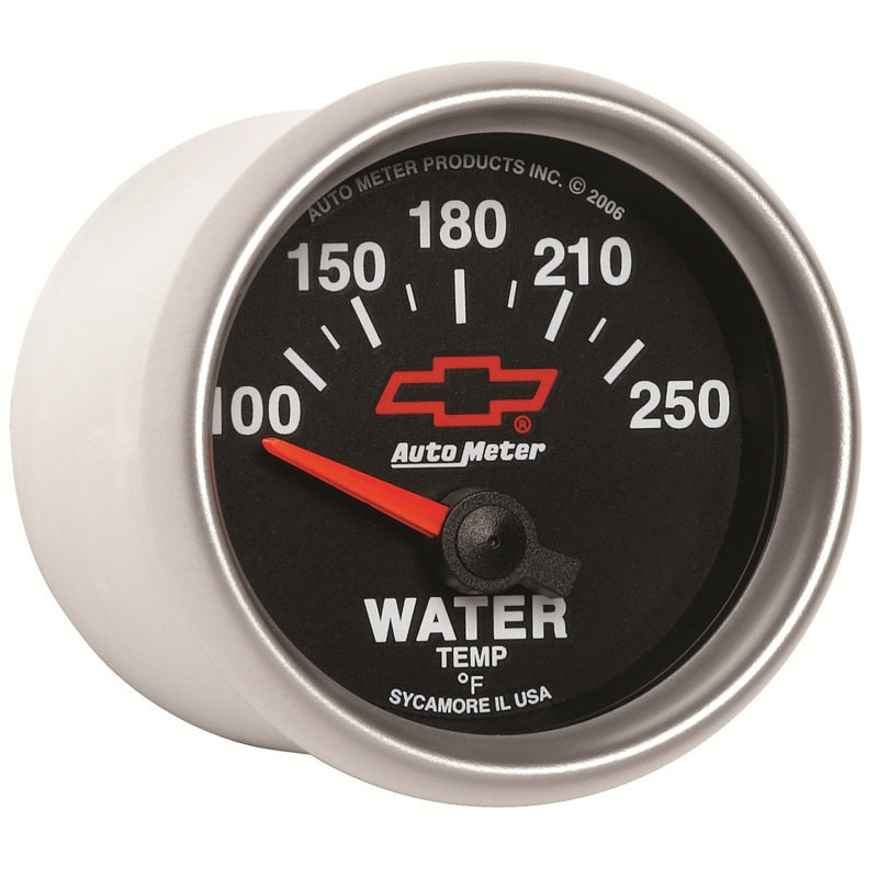 Autometer Gauge, Water Temp, 2 1/16", 100-250 Deg F, Electric, Gm Bowtie Black 3637-00406 User 4