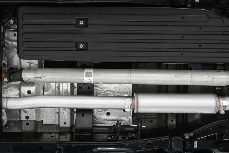 MBRP 21- Ford F150 2.7/3.5/ 5.0L Cat Back Exhaust MBRS5209AL S5209AL Photo - Mounted