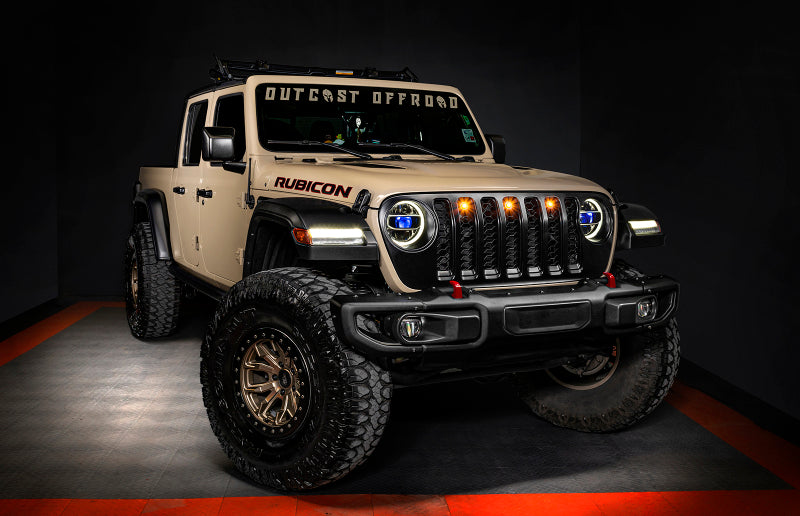 ORACLE Lighting Oracle Pre-Runner Style LED Grille Kit for Jeep Gladiator JT - Amber 5871-005 5871-005 Photo - lifestyle view