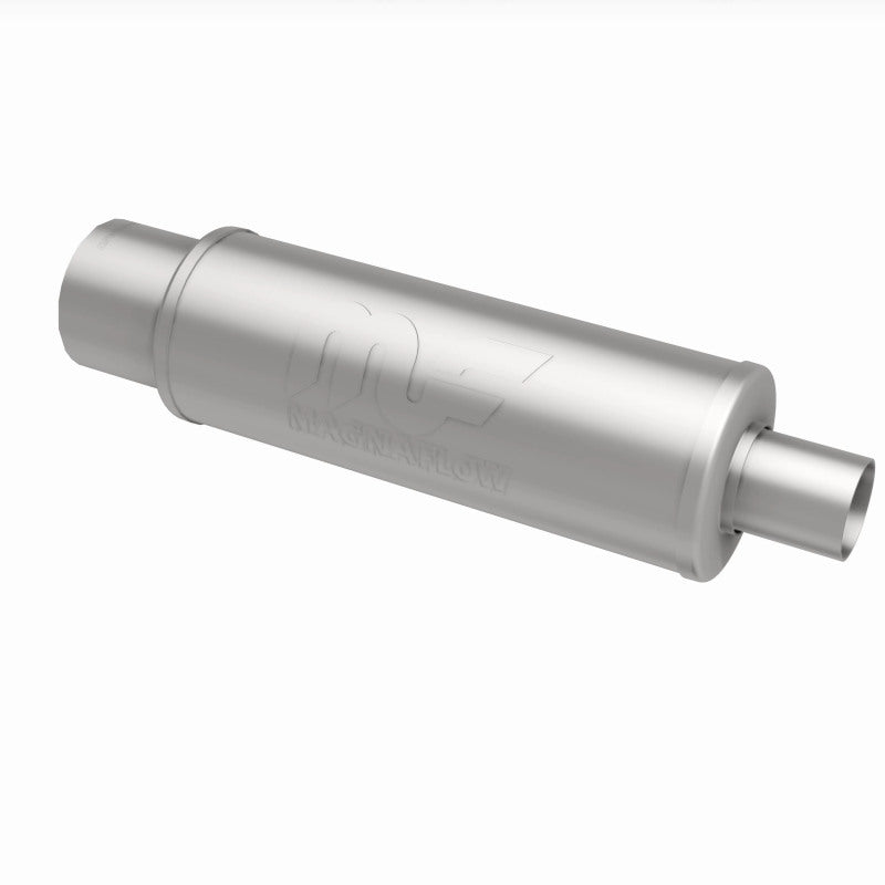 MagnaFlow 5" Round Center/Center Performance Muffler With Tip 14857 360 Degree Image Set