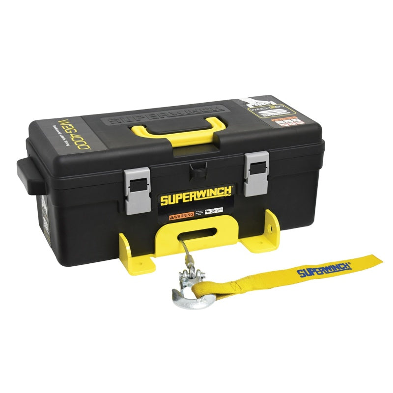 Superwinch 4000 LBS 12 VDC 3/16in x 50ft Steel Rope Winch2Go Steel Rope 1140222 1140222 Photo - Unmounted