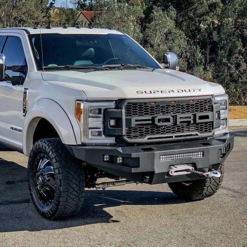 Westin 17-22 Ford F-250/350 Pro-Series Front Bumper- Textured Black 58-411175 58-411175 Photo - Mounted