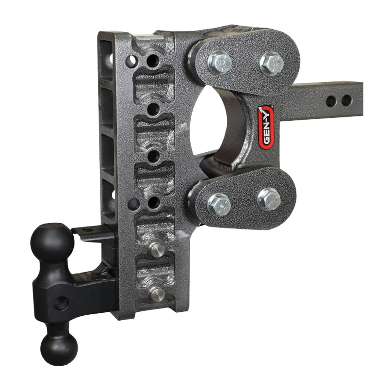 GEN-Y Hitch Gen-Y The Boss Torsion-Flex 3in Shank 12in Drop 21K Hitch w/GH-061 Dual-Ball/GH-062 Pintle Lock GH-1826 GH-1826 Photo - Primary