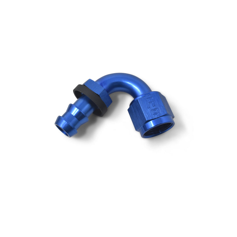 Russell Performance -6 AN Twist-Lok 120 Degree Hose End (9/16in Radius) 626000 626000 Photo - out of package