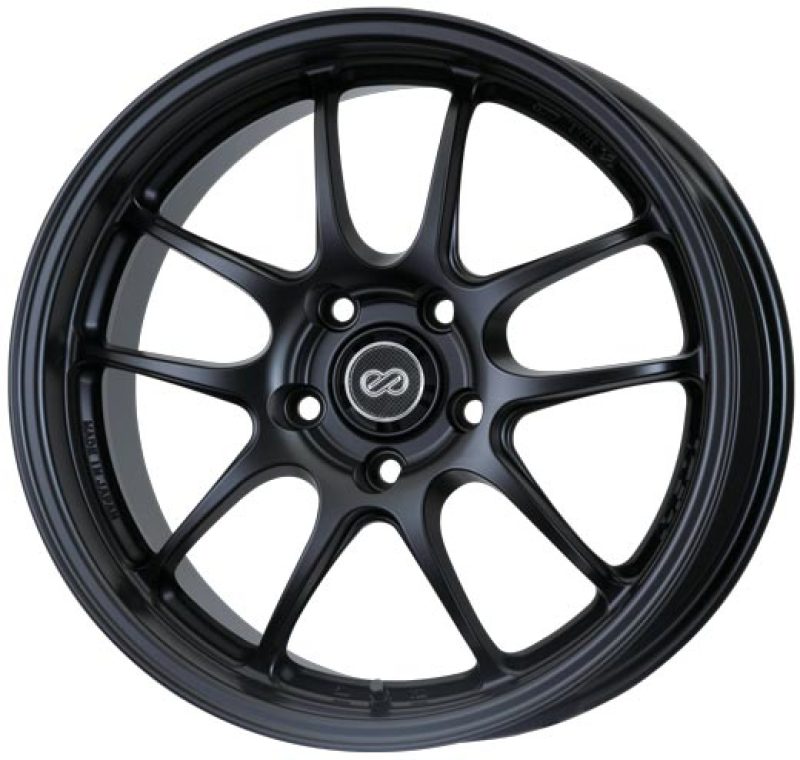 Enkei PF01 Wheel Black 17x7 +38 4x100 460-770-4938BK Photo - Primary
