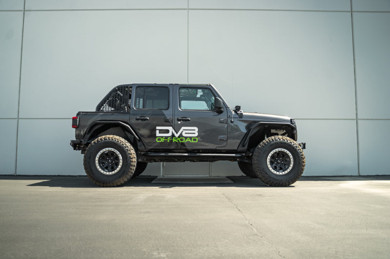 DV8 Offroad 18-23 Jeep Wrangler JL 4 Door Body/Pinch Weld Mounted Step SRJL-08 SRJL-08 Photo - Primary