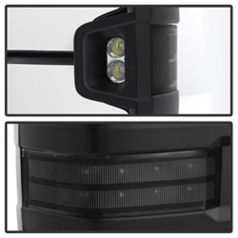 SPYDER xTune Chevy Silverado 03-06 G2 Heated Smoke LED Signal Telescoping Mirrors MIR-CS03S-G2-PWH-SM-SET 9936715 9936715 Photo - Unmounted