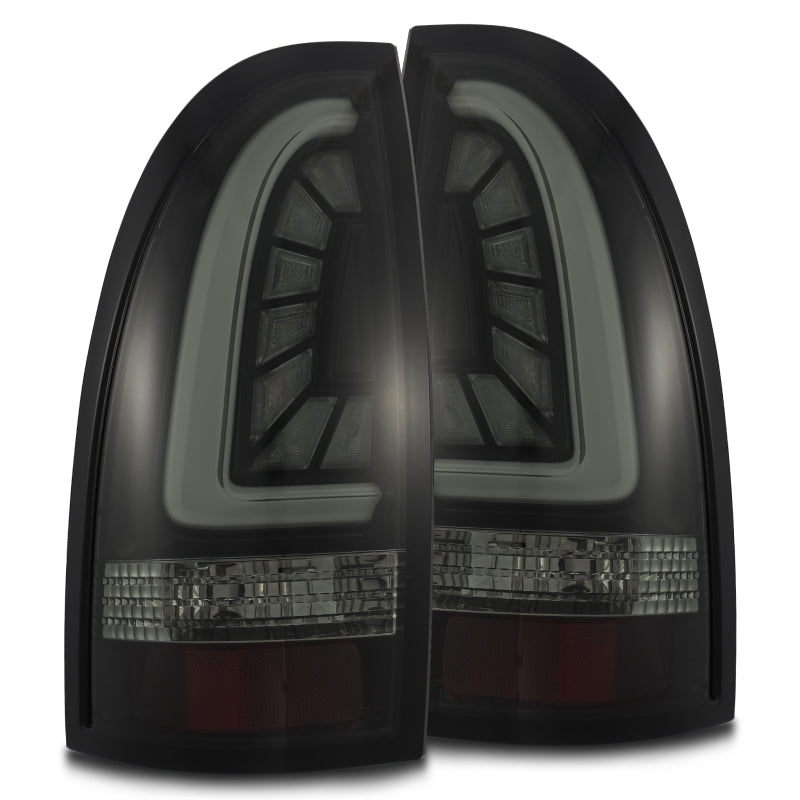 AlphaRex 05-15 Toyota Tacoma PRO-Series LED Tail Lights Jet Black 680030 680030 Photo - Primary